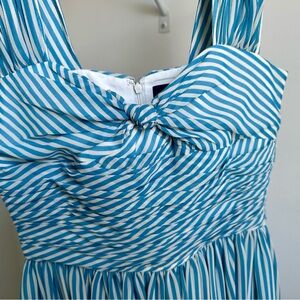 Ralph Lauren Blue and White Striped Dress